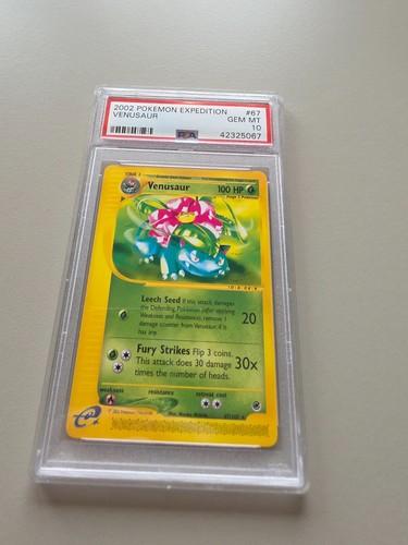 Venusaur graded PSA 10 for sale on eBay