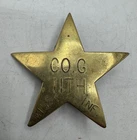 Company G 11th Mississippi Infantry Regiment Badge Star Pin Civil War REPRO