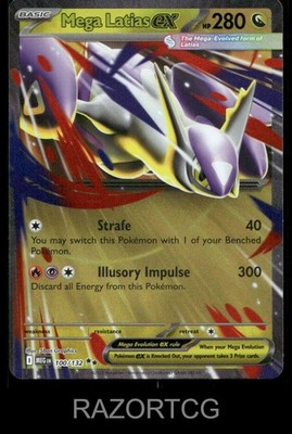 Mega Latias EX 100/132 Double Rare Mega Evolution Pokemon NM/M