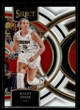 Haley Jones 2024 Panini Select WNBA White Prizm Card /99 #165