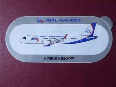 STICKER STICKER STICKER AIRBUS A320neo URAL AIRLINES