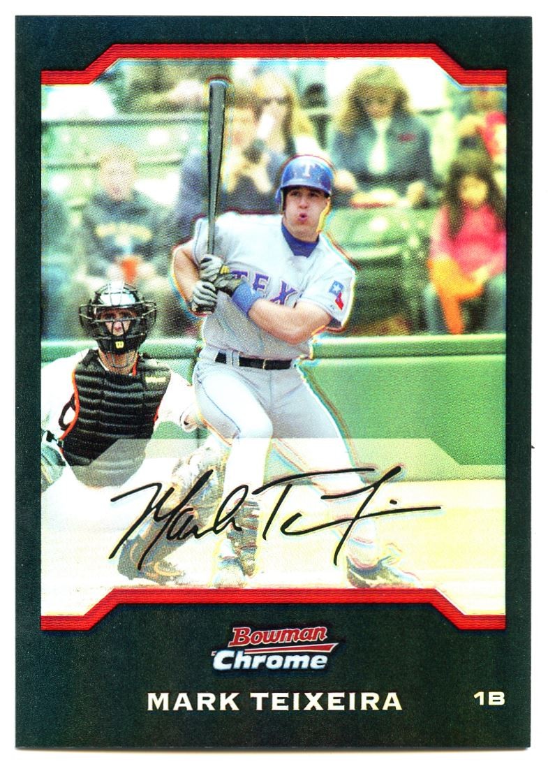 2004 Bowman Chrome Refractor #63 Mark Teixeira