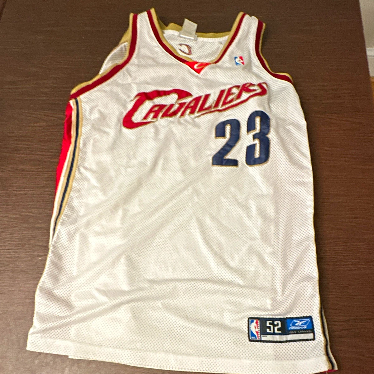 未使用タグ付】レブロン CAVS ユニフォーム 白 未使用タグ付】レブロン