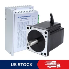 STEPPERONLINE Nema 34 8.0Nm Φ14mm Stepper Motor & Driver CNC Kit