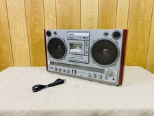 National RX-7000 Vintage Stereo Radio Cassette Recorder Boombox For Parts Repair