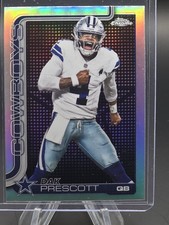 2025 Topps Chrome Football Dak Prescott Lightboard Logos Refractor #79 RARE! 🔥