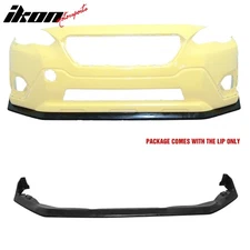 Fits 21-23 Subaru Crosstrek IKON CS Style Front Bumper Lip Spoiler Unpainted PU