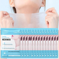 10PCS Hyaluronic Acid Neck Mask Collagen Hydrating Moisturizing Skin Care
