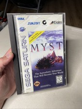 Myst (Sega Saturn, 1995) CIB Complete In Box Reg Card See Description