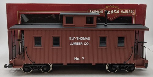 Bachmann 93830 G Ely-Thomas Lumber Co. Caboose (ruedas de metal) EX/caja | Zustand: Used