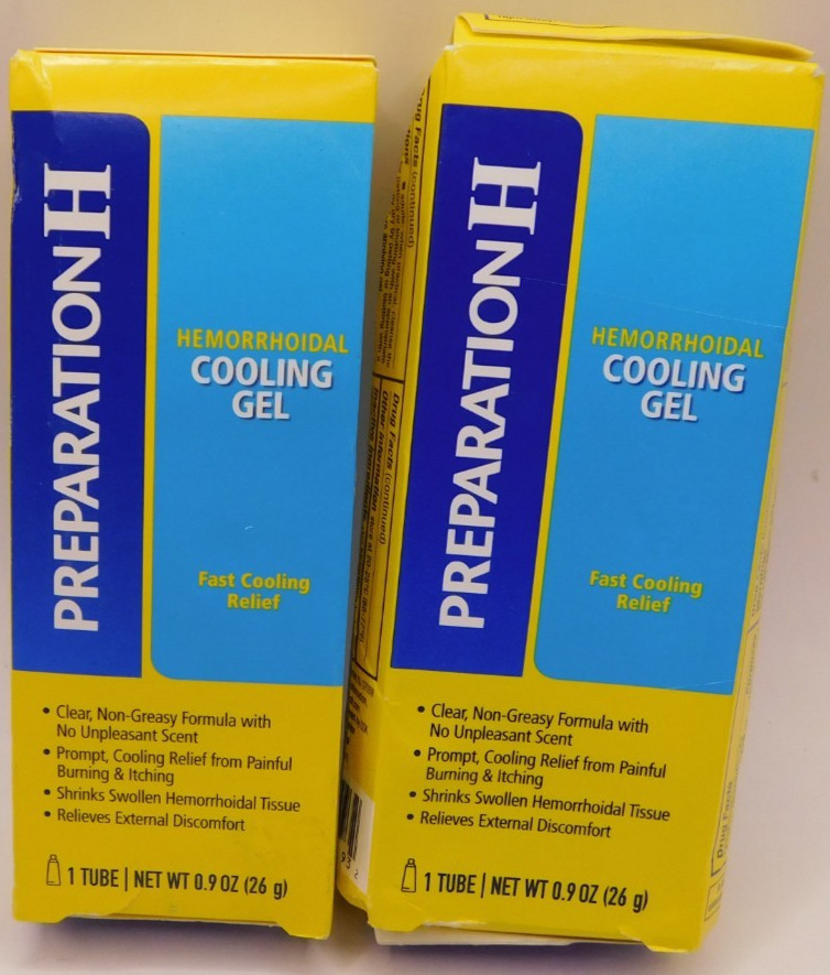 2PK PreparationH Hemorrhoidal Cooling Gel 0.9oz EACH Exp: 6/28+ New & Sealed