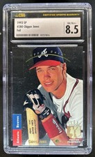 1993 SP Chipper Jones Foil #280 Braves CSG 8.5