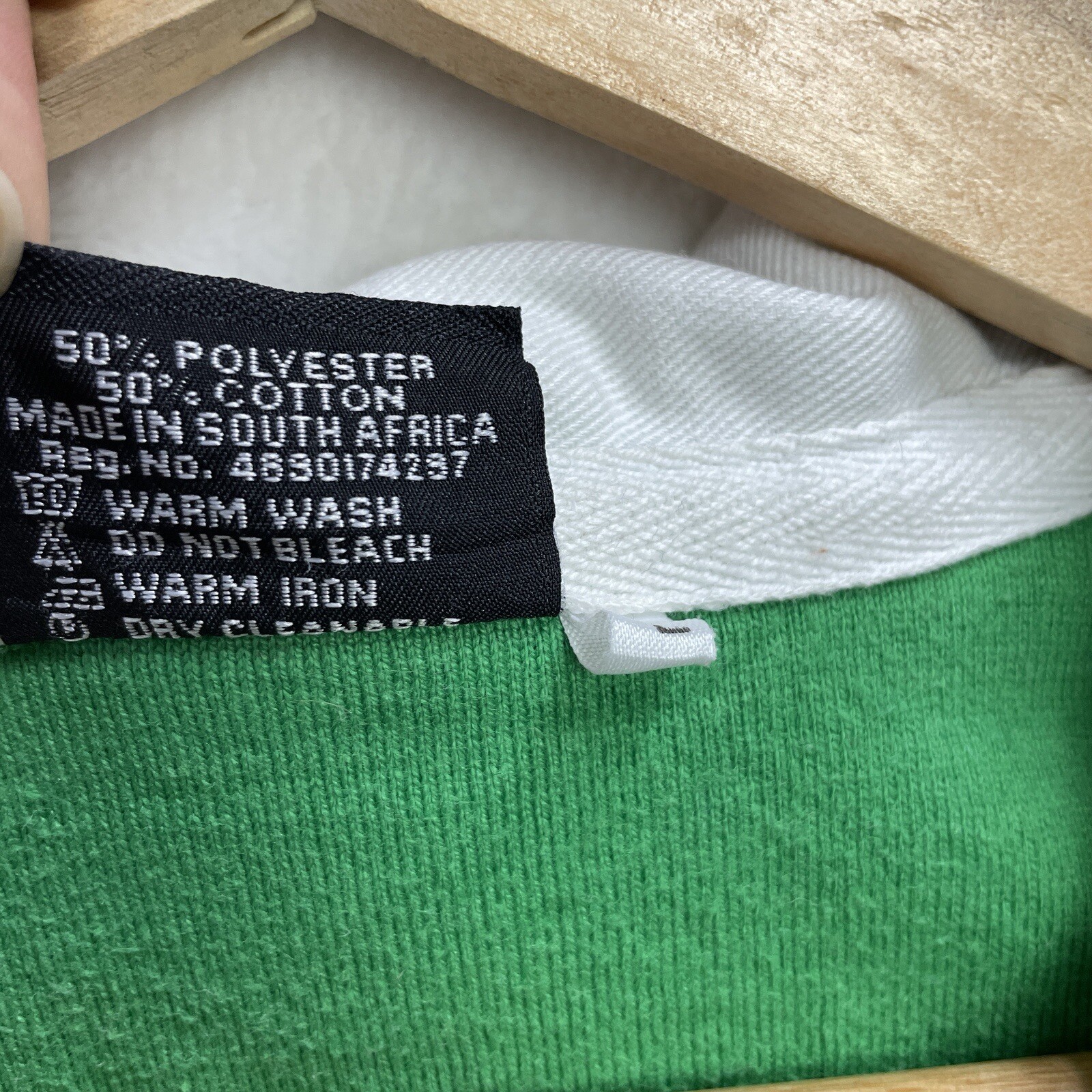 Vintage Rugby Classics Ireland #10 Rugby Polo Shirt Jersey Medium image 5
