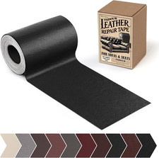 Self-adhesive Leather Repair Patch Kit For Furniture And Car Interior Black