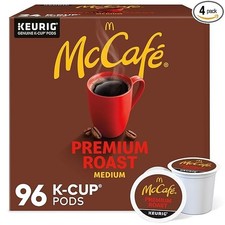 McCafe Premium Roast Coffee, Keurig Single Serve K-Cup Pods, Medium Roast, 96 Co