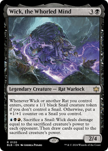 Wick, the Whorled Mind #120 Foil Rare Bloomburrow
