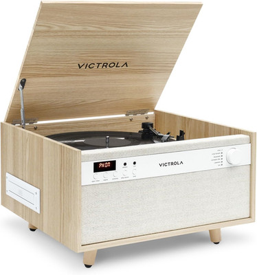 Century 6-In-1 Vinyl Record Player & Music Center ? 3-Speed Turntable, CD & Cass