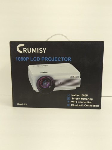 Crumisy1080P WiFi Bluetooth Projector 4K Support 300ANSI Outdoor Movie Projector - 第 1/4 張圖片