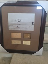 Wright Brothers Framed Picture and Signatures/Autographs Wright Brothers Framed Picture and Signatures/Autographs