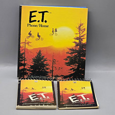 VTG 1982 E.T. The Phone Home Stationery Lot Memo Pads Address Book