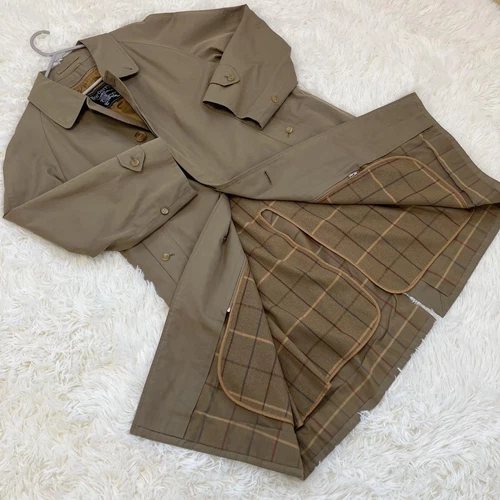 Burberrys Trench Cappotto Con Fodera Nova Check Beige Uomo #EC AGA