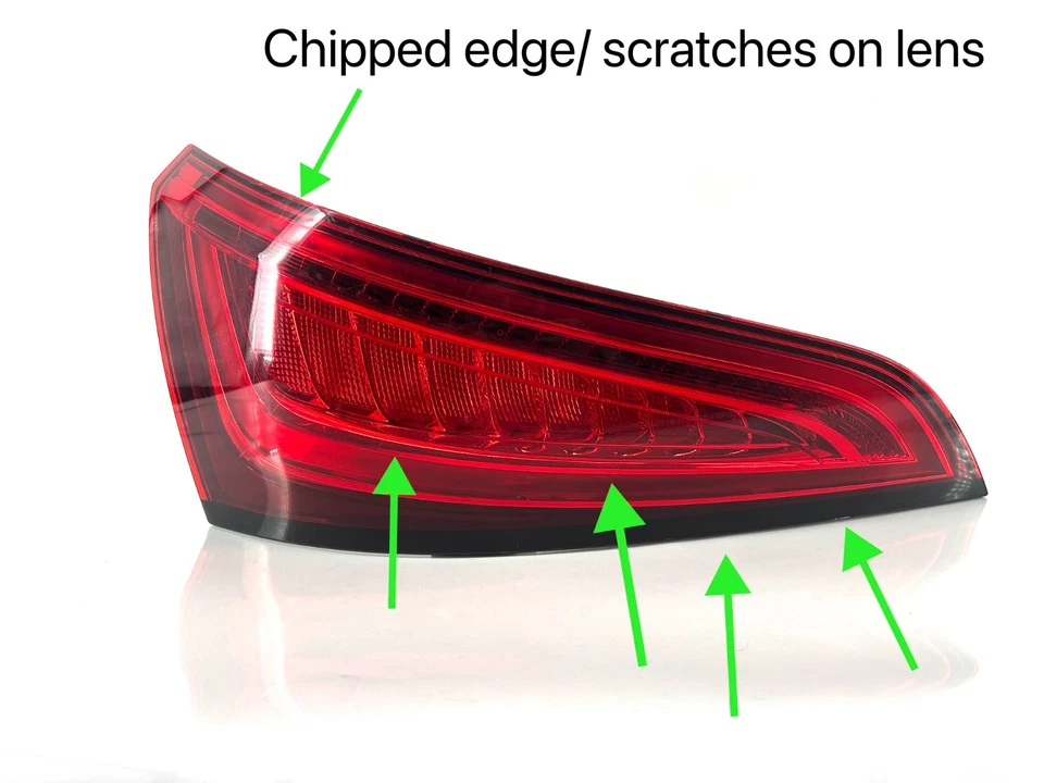 Luz trasera LED montada en la puerta lateral izquierda del conductor OEM 2013-2017 Audi Q5 Foto 3 de 4