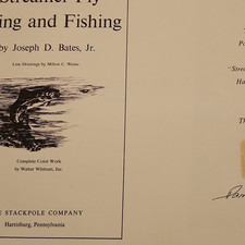 The Art of Fly Tying and Fishing Joseph D. Bates Jr. Hardcover 1979 Fly Fishing