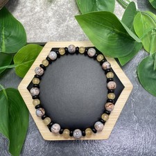 Handmade Bead Beaded Stackable 8.5  Plus Stretch Bracelet New Free Ship C1687