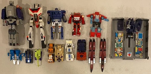 1980s HASBRO G1 TRANSFORMERS LOT JETFIRE SOUNDWAVE GALVATRON PARTS FIGURES +