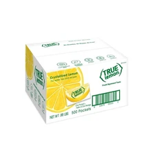 True Lemon 0 Calorie Drink Mix, Sugar-Free, Real Flavor - Bulk 500 Packets