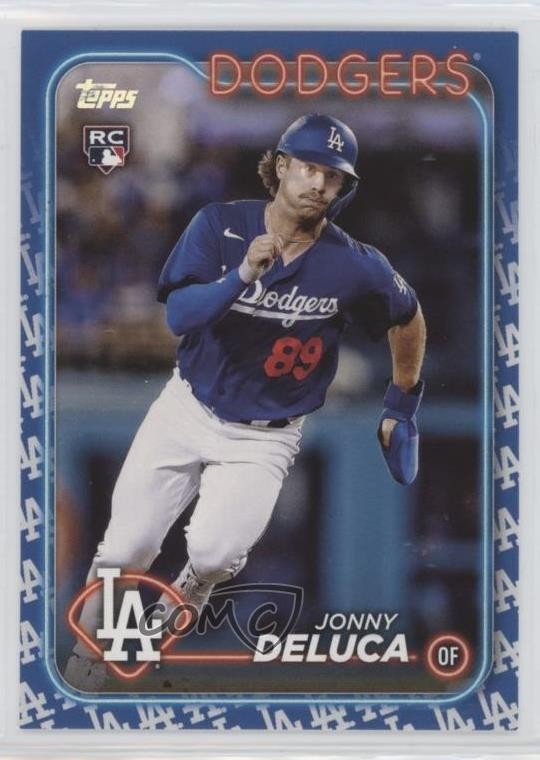 2024 Topps Series 1 Team Color Border Jonny Deluca #233 Rookie RC