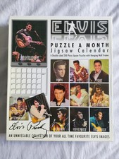 Elvis Presley - Puzzle a Month Jigsaw Calendar - 6 Double Sided Jigsaws
