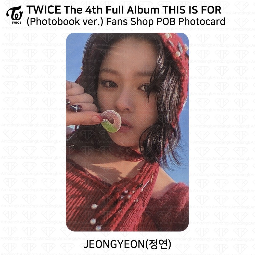 TWICE 4th Full Album THIS IS FOR Fans Shop POB Photocard Polaroid