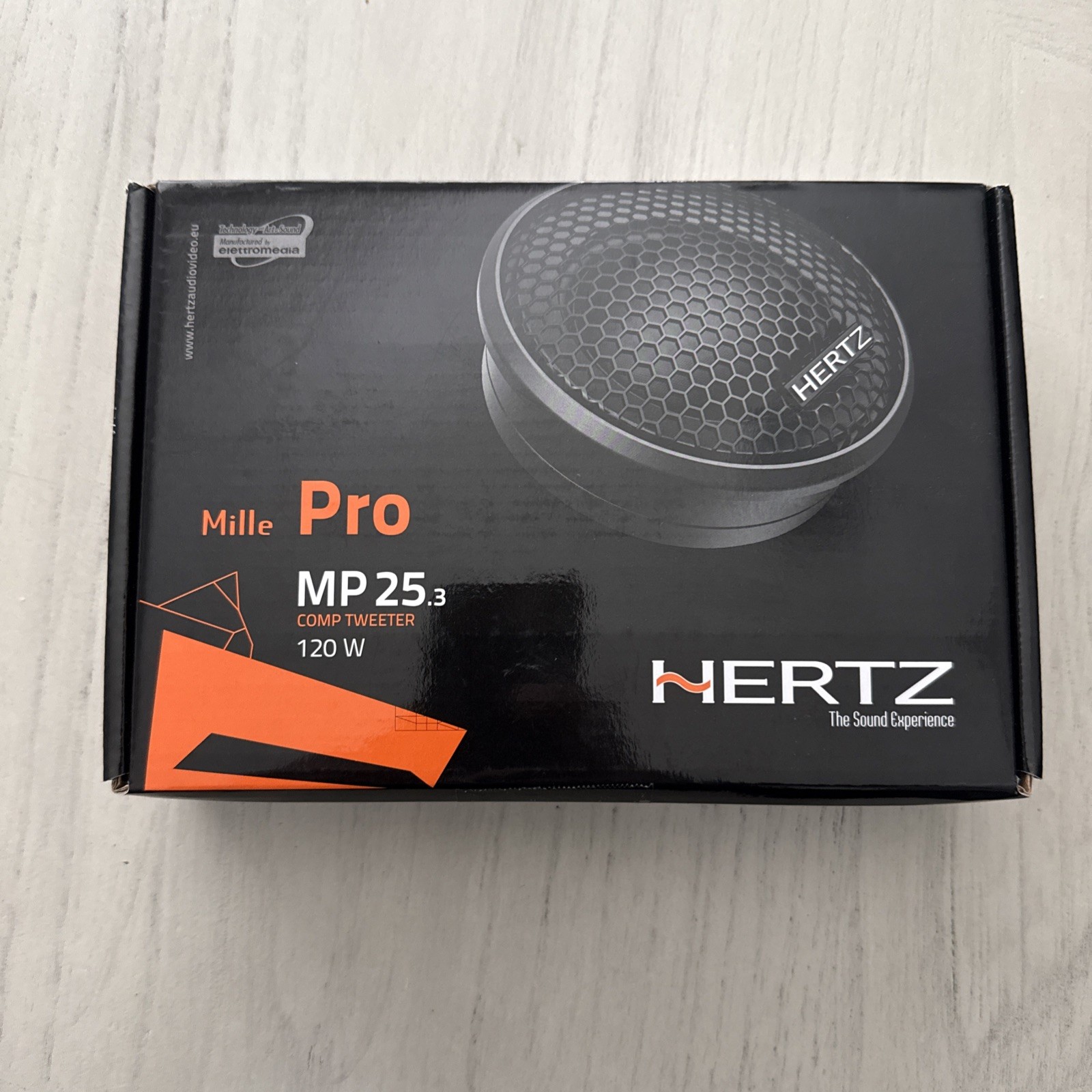 HERTZ MP 25.3 1-3/16" NEODYMIUM DOME TWEETERS PAIR 4 OHM  HERTZ MILLE PRO MP25.3