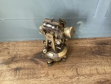Vintage Surveyor's Brass Theodolite Stanley London 1918 Transit Free Ship