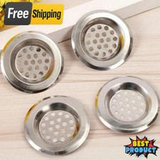 6PCS Stainless Steel Sink Drain Strainer Filter Hair Drain Catcher Kitchen Bath