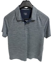 UNTUCKit Men's Gray Performance Polo Shirt Short Sleeve Regular Size XL
