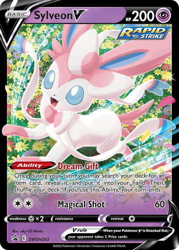 Sylveon V - Holo - SWSH Black Star Promos - SWSH202/307 NM Pokemon