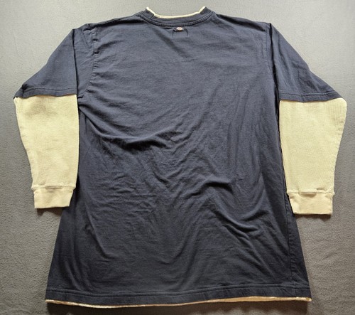 VINTAGE Dickies Long Sleeve Embroided T-shirt Spellout Y2K Grunge Skater Size XL - Picture 8 of 9