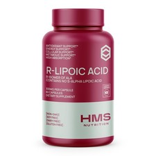 Stabilized R-Lipoic Acid 300mg Per Serving, R Alpha 60 Count Pack of 1 