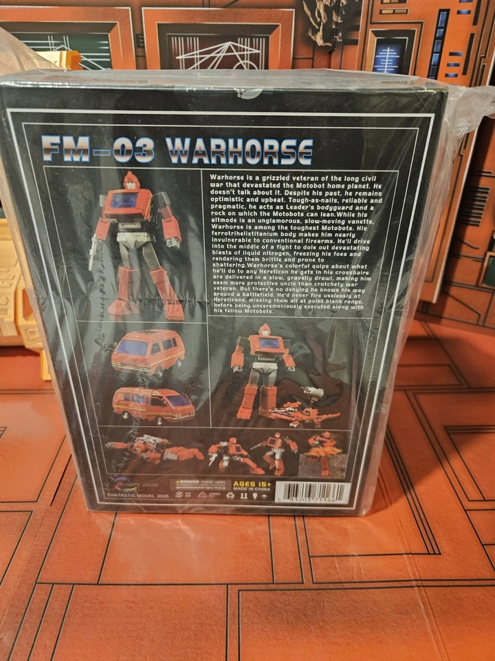 Fantástico Modelo Caballo de Guerra Obra Maestra Ironhide 3rd Party Transformers Foto 3 de 4