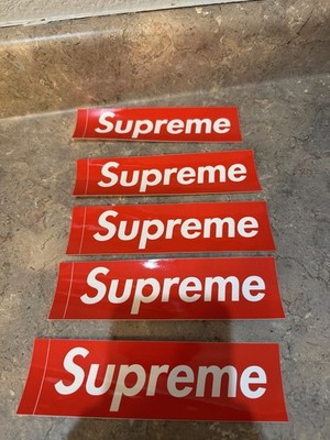 Supreme - Box Logo Sticker Red - 100% Authentic - Brand New!!
