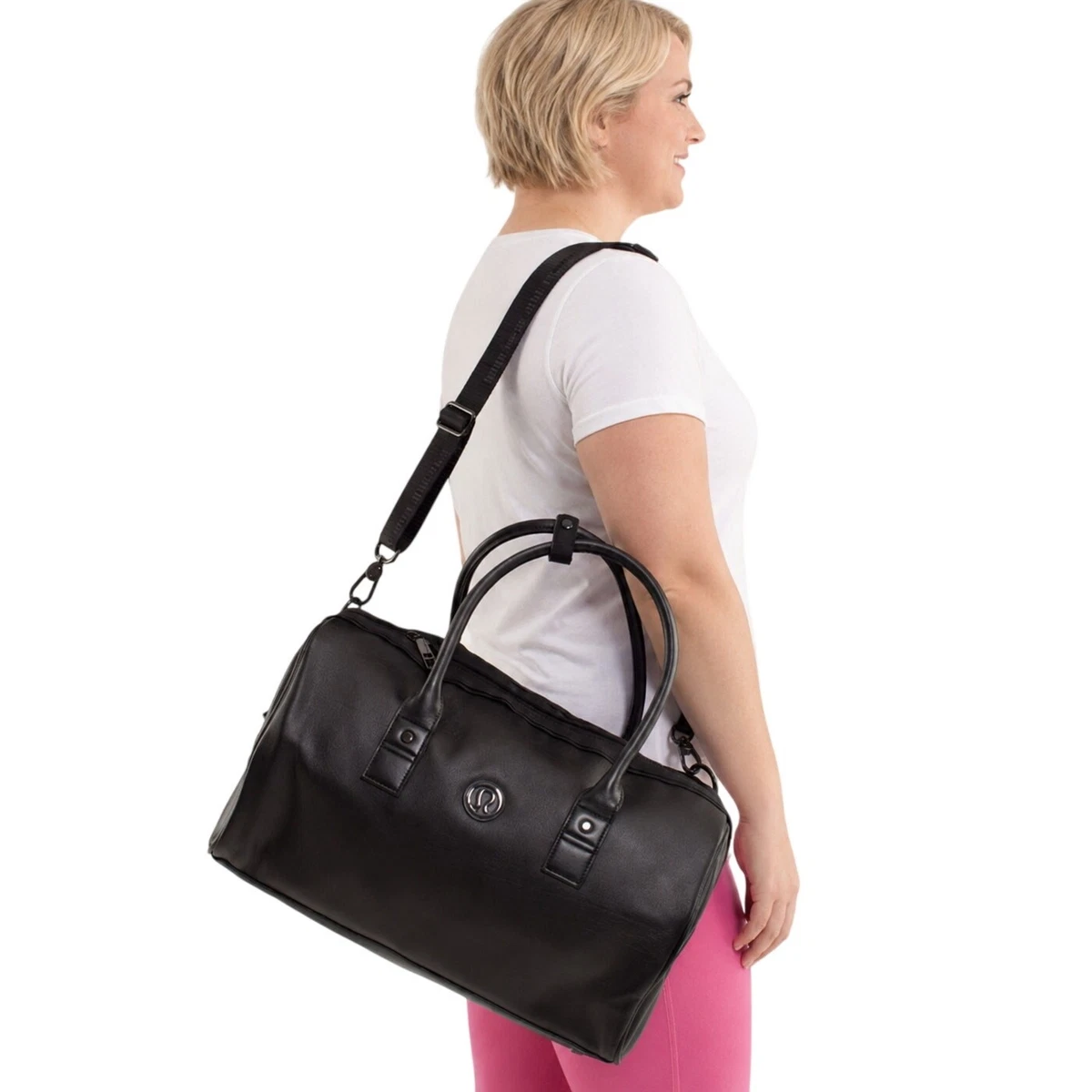 lululemon leather duffle bag Lululemon Faux Leather Duffle Bags & Handbags for Women for sale