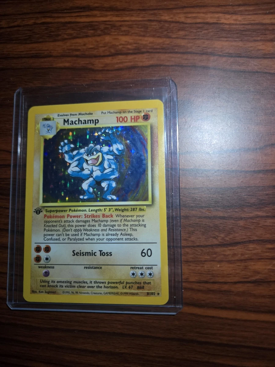First Edition Pokémon Machamp Individual Cards for sale