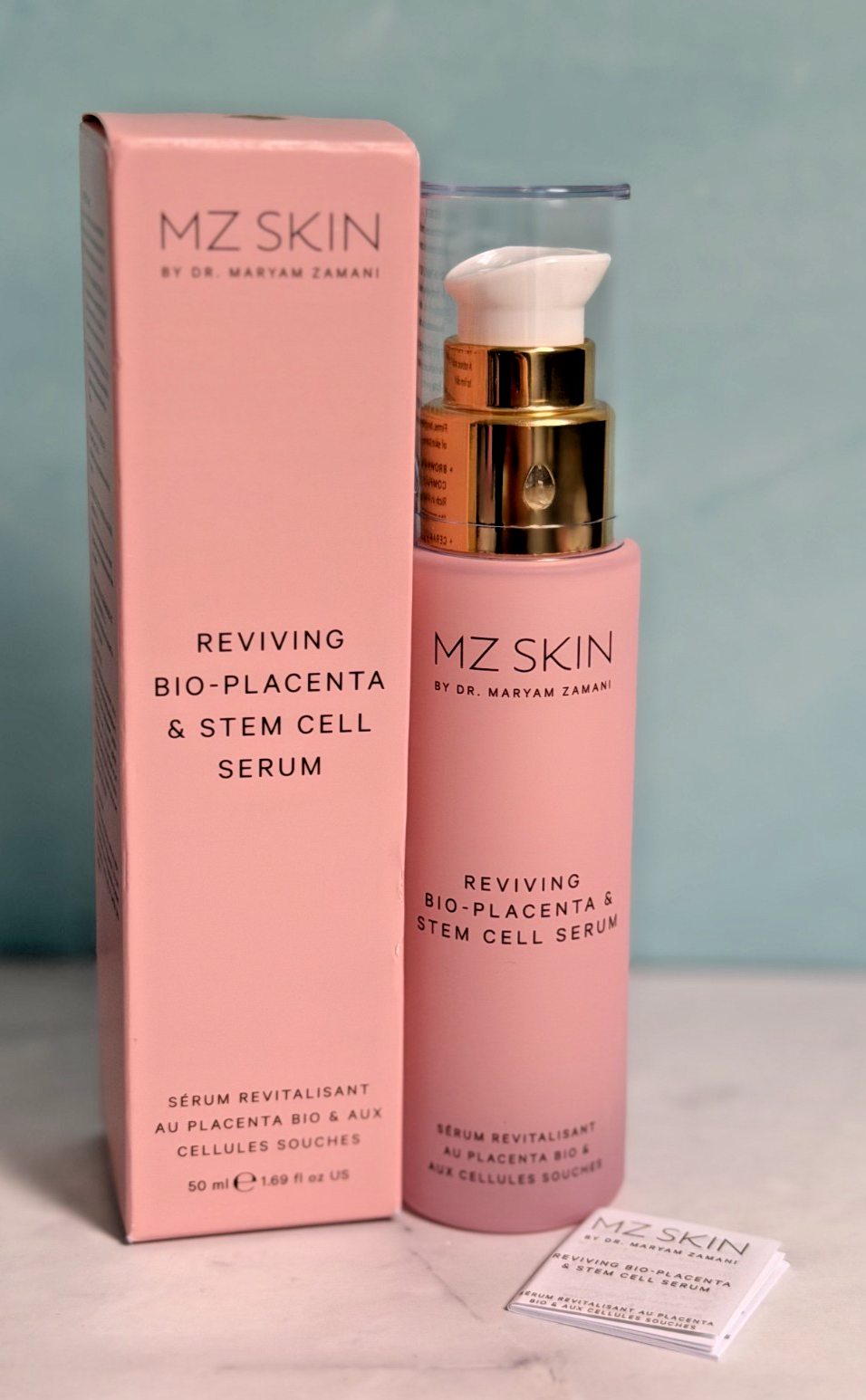 MZ Skin Reviving Bio-Placenta & Stem Cell Serum 50ml NWB RRP £340 Free 🚚