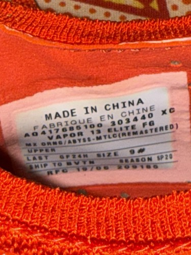 Nike Mercurial Vapor 13 Elite Max FG Remake Sample - Picture 8 of 8