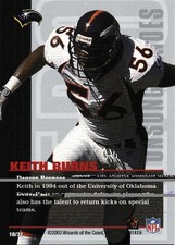 2002 NFL Showdown Keith Burns NFLPA Awards Banquet Unsung Heroes
