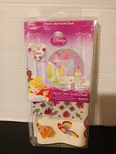 Disney Princess  Peel &Stick Removable Wall Decals 37 pcs With Gems NIB