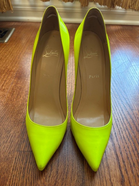 Christian Louboutin neon light green Heels 40