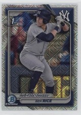 2024 Bowman Chrome Prospects Mega Box Mojo Refractor Ben Rice #BCP-186 03wr